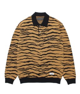 TIGER JACQUARD KNIT POLO SHIRT（ニットポロシャツ）