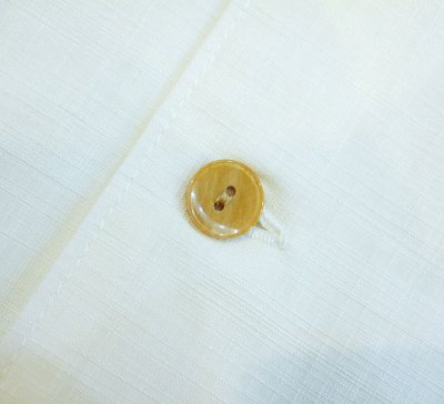 画像5: ANDFAMILY/Light Canvas L/S SH(イタリアンカラーネップシャツ)/ホワイト (5)