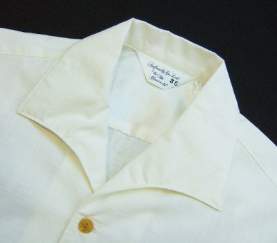 画像2: ANDFAMILY/Light Canvas L/S SH(イタリアンカラーネップシャツ)/ホワイト (2)