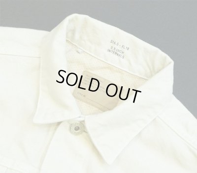 画像3: DELUXE＜デラックス＞ / UPSETTER VINTAGE WASHED（ホワイトデニムジャケット）/ ホワイト (3)