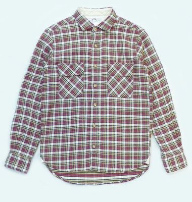 画像1: ANDFAMILY＜アンドファミリー＞/Light Flannel L/S shirt（ネルシャツ）/レッドパープル (1)