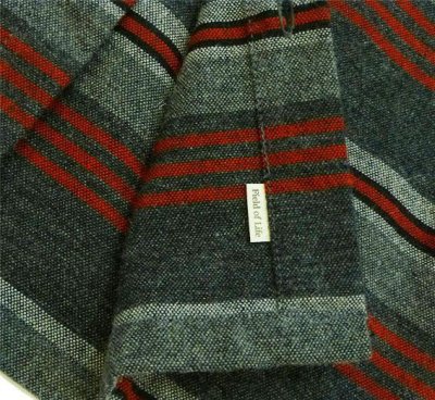 画像4: ANDFAMILY<アンドファミリー>/Field Border L/S shirts(ボーダーウールシャツ)/グレー (4)