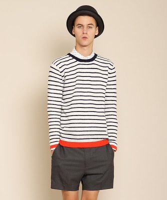 画像5: ☆60%OFF☆ BEDWIN & THE HEARTBREAKERS <ベドウィン> / L/S BROAD OG DOT SHIRTS‘TAILOR’(ドットシャツ) / ホワイト x ブラック、ブルー2色展開 (5)