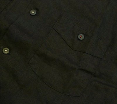 画像3: ANDFAMILY＜アンドファミリー＞/Linen O.N S/S Shirts（オープンカラーリネンシャツ）/ブラック (3)