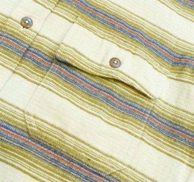 画像3: ANDFAMILY<アンドファミリー>/Goofy Gus L/S Shitrs(ボーダーネルシャツ)/カーキ (3)