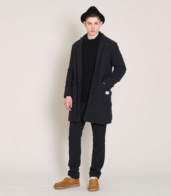 画像5: ☆60%OFF☆ BEDWIN & THE HEARTBREAKERS <ベドウィン> / MOCK TURTLE-NECK KNIT SWEATER ‘ASHER’(モックタートルセーター) / ブラック (5)