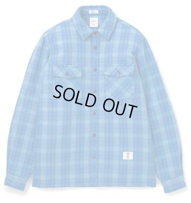 画像1: BEDWIN & THE HEARTBREAKERS ＜ベドウィン＞ / L/S OG FLANNEL CPO SHIRTS‘RICHARDS’（CPOシャツジャケット） / ブルー (1)