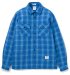 画像1: ☆50%OFF☆ BEDWIN & THE HEARTBREAKERS ＜ベドウィン＞ / L/S OG FLANNEL CPO SHIRTS‘RICHARDS’（CPOシャツジャケット） / ブルー (1)