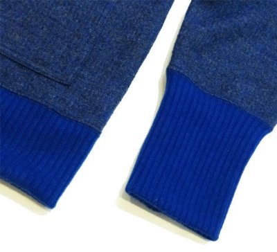 画像4: ANDFAMILY<アンドファミリー>/V-Neck Wool B-Cardigan(カーディガン)/ブルー (4)