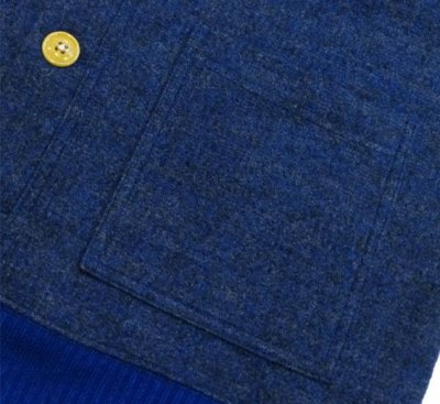 画像3: ANDFAMILY<アンドファミリー>/V-Neck Wool B-Cardigan(カーディガン)/ブルー (3)