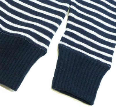 画像3: ANDFAMILY<アンドファミリー>/Crew Neck Sweat Shirts(ボーダースウェット)/ネイビー (3)