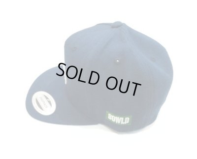 画像3: SOWLD <ソウルド> / SOWLD x OLD RIVER STATE BB CAP<LOGO>(スナップバックキャップ) / ネイビーxレッド (3)