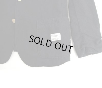 画像4: BEDWIN & THE HEARTBREAKERS ＜ベドウィン＞ / 2B WOOL BLAZER JKT‘MICHAEL’（ブレザージャケット） / ブラック、ネイビー2色展開 (4)