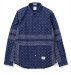 画像1: ☆60%OFF☆ BEDWIN & THE HEARTBREAKERS ＜ベドウィン＞ / L/S OG BANDANA SHIRT ‘MONK’（バンダナシャツ） / ブルー、ブラック 2色展開 (1)