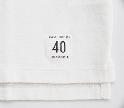 画像4: ☆70%OFF☆ DELUXE <デラックス> / CANNONBALL(フットボールシャツ) / ホワイト (4)