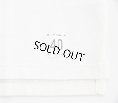 画像4: DELUXE ＜デラックス＞ / CANNONBALL（フットボールシャツ） / ホワイト (4)