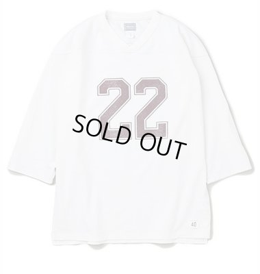 画像1: DELUXE ＜デラックス＞ / CANNONBALL（フットボールシャツ） / ホワイト (1)