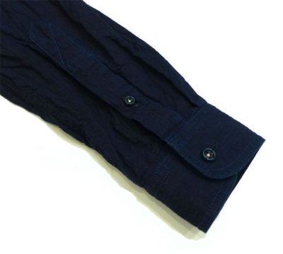 画像5: ANDFAMILY<アンドファミリー>/Dummy Pullover L/S Shirts(シアサッカーボタンダウンシャツ)/インディゴ (5)