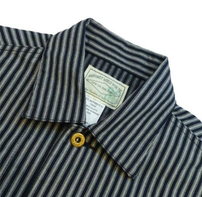 画像2: ANDFAMILY<アンドファミリー>/CASCODE STRIPES. JACKET(カバージャケット)/ネイビー (2)