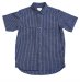 画像1: ANDFAMILY＜アンドファミリー＞/Indigo Check S/S Shirts（チェックシャツ）/ブルー (1)