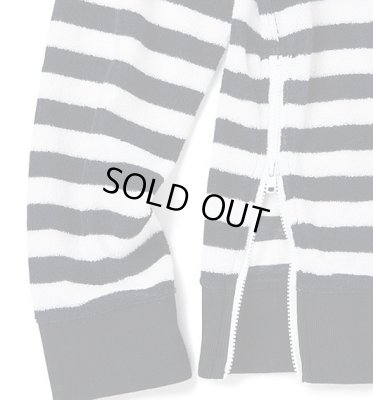 画像3: BEDWIN & THE HEARTBREAKERS ＜ベドウィン＞ / L/S BORDER PILE C-NECK SWEAT ‘LOU’（パイルスウェット） / ネイビー (3)