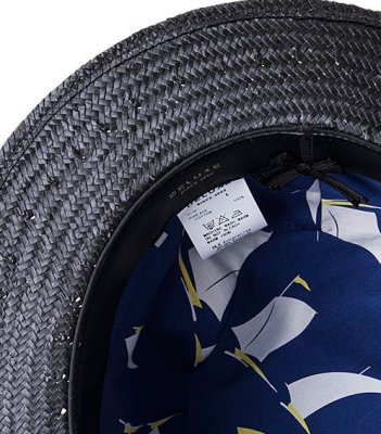 画像2: ☆50%OFF☆DELUXE<デラックス>/BOND PAPER HAT(ペーパーハット)/ブラック (2)