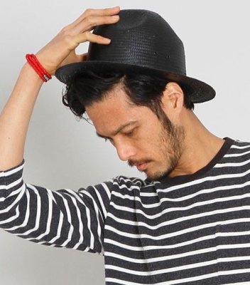 画像4: ☆50%OFF☆DELUXE<デラックス>/BOND PAPER HAT(ペーパーハット)/ブラック (4)