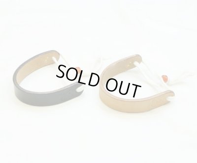 画像2: ANDFAMILY＜アンドファミリー＞/Leather Bracelet‘nature’（レザーブレスレット）/ブラック、タン2色展開 (2)