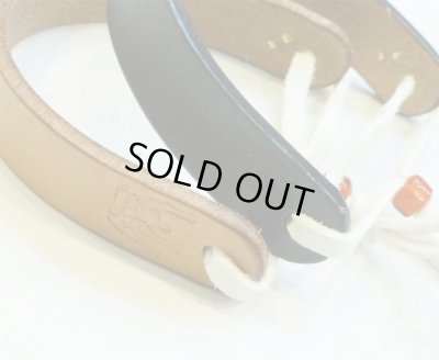 画像4: ANDFAMILY＜アンドファミリー＞/Leather Bracelet‘nature’（レザーブレスレット）/ブラック、タン2色展開 (4)
