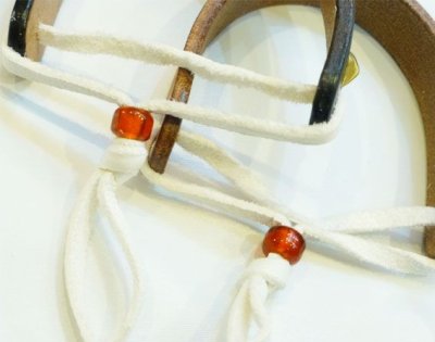 画像5: ANDFAMILY<アンドファミリー>/Leather Bracelet‘nature’(レザーブレスレット)/ブラック、タン2色展開 (5)