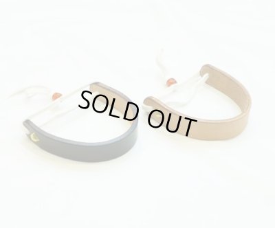 画像1: ANDFAMILY＜アンドファミリー＞/Leather Bracelet‘nature’（レザーブレスレット）/ブラック、タン2色展開 (1)