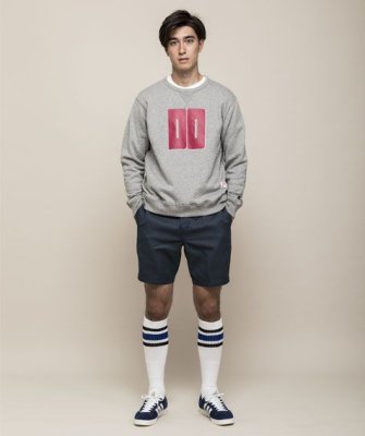 画像6: ☆60%OFF☆ BEDWIN & THE HEARTBREAKERS <ベドウィン> / STARTER x BEDWIN C-NECK SWEAT‘LOU’(STARTERダブルネームスウェット) / ブラック、グレー2色展開 (6)