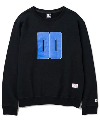 画像2: ☆60%OFF☆ BEDWIN & THE HEARTBREAKERS <ベドウィン> / STARTER x BEDWIN C-NECK SWEAT‘LOU’(STARTERダブルネームスウェット) / ブラック、グレー2色展開 (2)