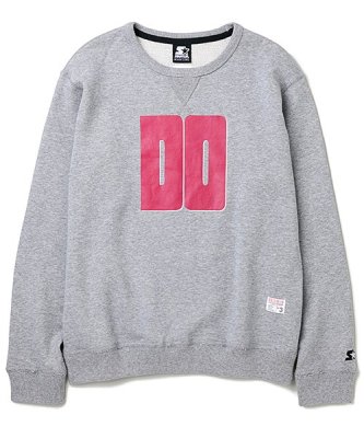 画像1: ☆50%OFF☆ BEDWIN & THE HEARTBREAKERS ＜ベドウィン＞ / STARTER x BEDWIN C-NECK SWEAT‘LOU’（STARTERダブルネームスウェット） / ブラック、グレー2色展開 (1)