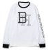 画像1: ☆60%OFF☆ BEDWIN & THE HEARTBREAKERS ＜ベドウィン＞ / L/S FOOTBALL T‘JACKSON’（フットボールシャツ） / ブラック (1)