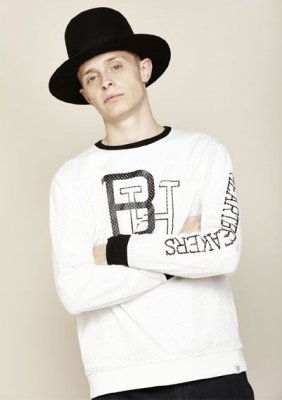 画像5: ☆60%OFF☆ BEDWIN & THE HEARTBREAKERS ＜ベドウィン＞ / L/S FOOTBALL T‘JACKSON’（フットボールシャツ） / ブラック (5)