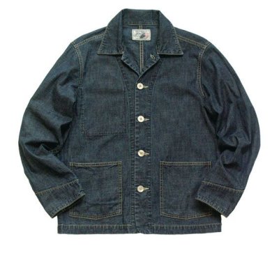 画像1: ANDFAMILY＜アンドファミリー＞/PW DENIM JACKET‘FADE BLUE’（デニムジャケット）/フェードブルー (1)