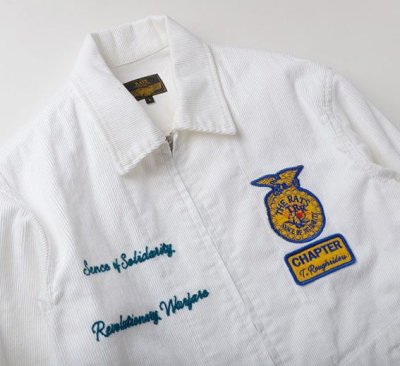 画像3: ☆60%OFF☆ RATS <ラッツ> / CORDUROY JKT(コーデュロイジャケット) / ホワイト (3)