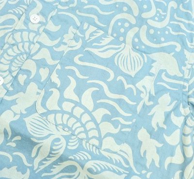 画像3: ☆50%OFF☆ BUENA VISTA <ブエナビスタ> / Sea S/S shirt(ボタンダウンシャツ) / ライトブルー (3)
