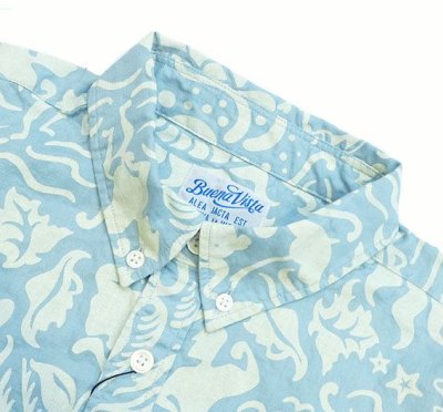 画像2: ☆50%OFF☆ BUENA VISTA <ブエナビスタ> / Sea S/S shirt(ボタンダウンシャツ) / ライトブルー (2)