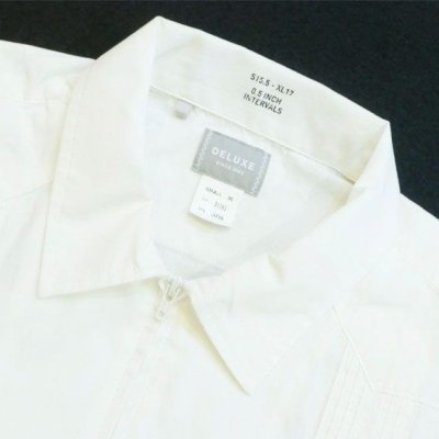 画像2: ☆70%OFF☆ DELUXE <デラックス> / COHIBA(キューバシャツ) / ホワイト (2)