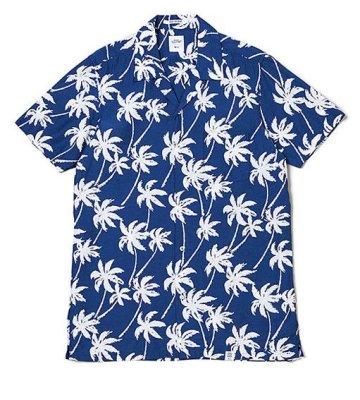 画像1: ☆60%OFF☆ BEDWIN & THE HEARTBREAKERS ＜ベドウィン＞ / S/S OG ALOHA OPEN COLLAR SHIRT ‘ROGERS’（アロハシャツ） / ネイビー (1)