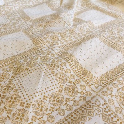 画像2: ANDFAMILY<アンドファミリー>/Bandana Cloth S/S Shirts(バンダナシャツ)/ゴールド (2)