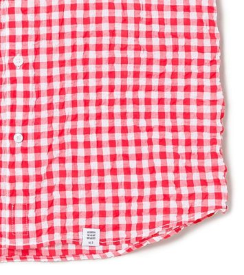 画像4: ☆60%OFF☆ BEDWIN & THE HEARTBREAKERS <ベドウィン> / S/S SHIRRING GINGHAM SHIRT‘MAREK’(シャーリングギンガムチェックシャツ) / レッド、ブルー 2色展開 (4)