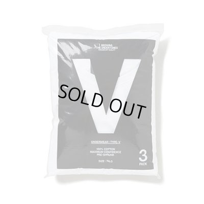 画像3: BEDWIN & THE UNDERTONES<ベドウィン>/3-PACK V NECK TEE‘MR. WHITE’(3枚組VネックTシャツ)/ホワイト (3)