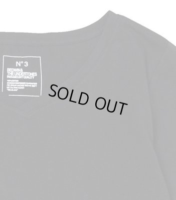 画像2: BEDWIN & THE UNDERTONES<ベドウィン>/ S/S V-NECK T 3PACK(3枚組VネックTシャツ)/ブラック (2)