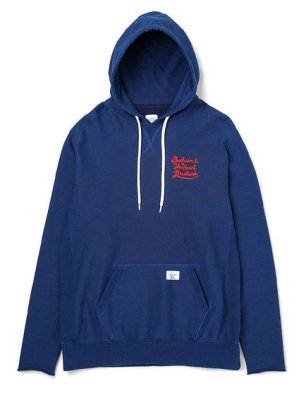 画像1: ☆50%OFF☆ BEDWIN & THE HEARTBREAKERS ＜ベドウィン＞ / L/S F-SLEEVE HOODED SWEAT‘DAVID’（スウェットパーカー） / ブラック、ネイビー2色展開 (1)