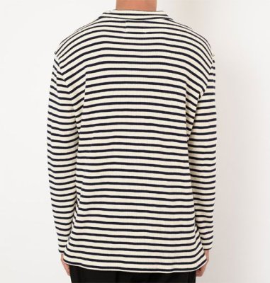 画像4: ☆50%OFF☆ SON OF THE CHEESE <サノバチーズ> / TAKASU BORDER(モックネックボーダーサーマル) / ホワイト (4)