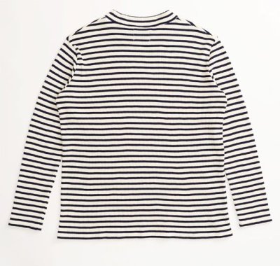 画像2: ☆50%OFF☆ SON OF THE CHEESE <サノバチーズ> / TAKASU BORDER(モックネックボーダーサーマル) / ホワイト (2)