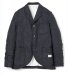 画像1: ☆50%OFF☆ BEDWIN & THE HEARTBREAKERS ＜ベドウィン＞ / 4B MORNING TAYLOR JKT MILLING‘MICHAEL’（ウールジャケット） / チャコール (1)